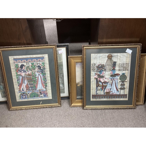 522 - A large collection of frames pictures