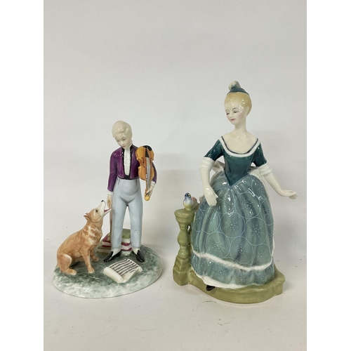 75 - No Reserve - Royal Doulton figures including The Young Master & Clarinda