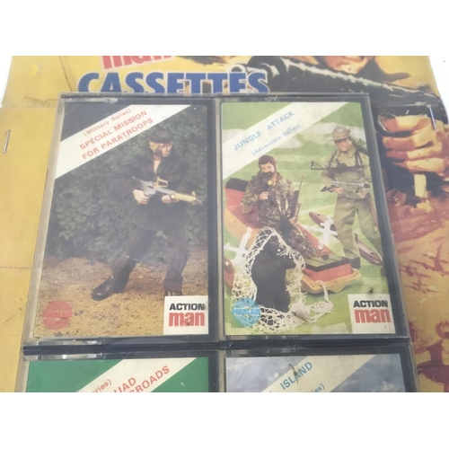 102 - A Carded Action Man Story Cassettes.