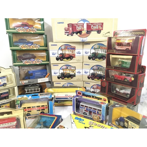 106 - A Collection of Boxed Corgi Classics. Matchbox. Lledo Etc.