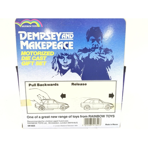 114 - A Rainbow Toys Dempsey And Makepeace Motorised Die-Cast Gift Set.