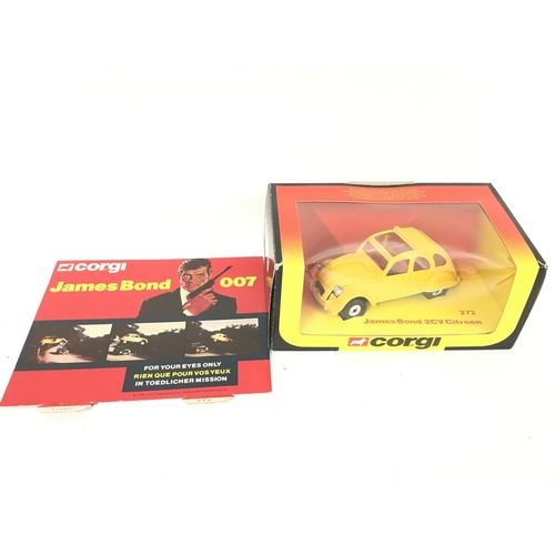 116 - A Boxed Corgi James Bond 2CV Citroen #272.