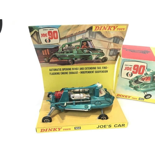 13 - A Boxed Dinky Joe 90. Joes Car #102.