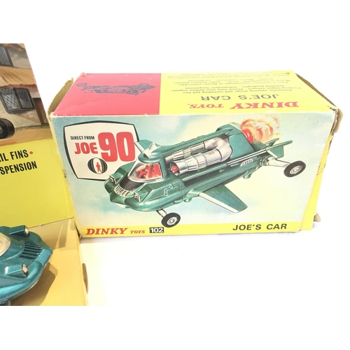 13 - A Boxed Dinky Joe 90. Joes Car #102.