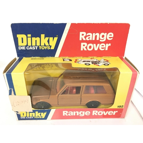 152 - A Boxed Corgi Ford Cortina #402 and a Dinky Toys Range Rover #192.