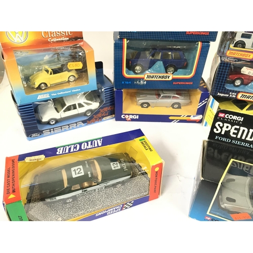 155 - A Collection of Various Boxed Die-Cast including Matchbox and Corgi. Including James Bond Aston Mart... 