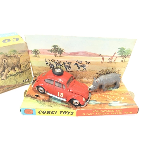 17 - A Boxed Corgi Volkswagen 1200 In East African Safari Trim. #256.