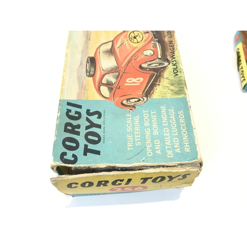 17 - A Boxed Corgi Volkswagen 1200 In East African Safari Trim. #256.