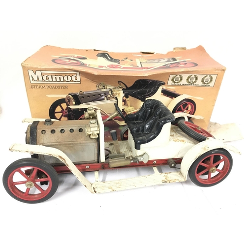 171 - A Boxed Manod Steam Roadster. Worn.