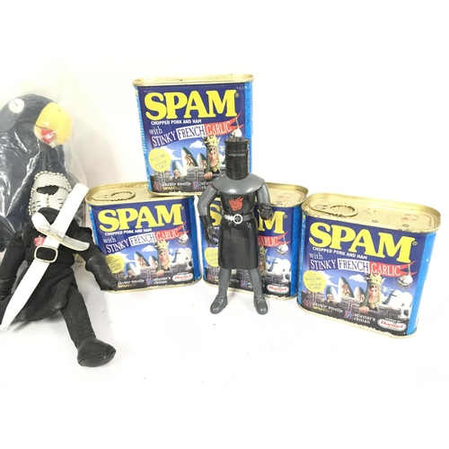 193 - A Collection of of Monty Python items including 4 Tins of Spam.