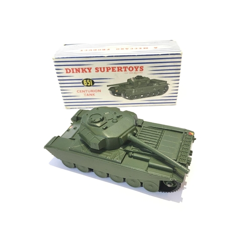 2 - A Boxed Dinky Supertoys Centurion Tank #651 and a Tank Transporter #660.