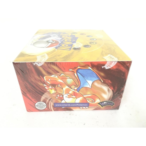 206 - A Rare Boxed Pokemon Forth Print U.K. Base Set Sealed Booster Box (Wizards Of The Coast 1999-2000) o... 