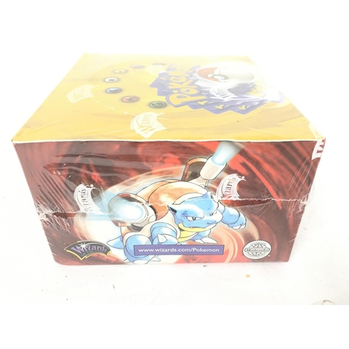 206 - A Rare Boxed Pokemon Forth Print U.K. Base Set Sealed Booster Box (Wizards Of The Coast 1999-2000) o... 