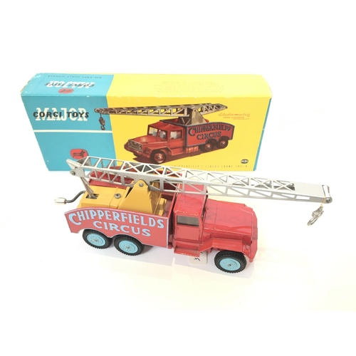 21 - A Boxed Corgi Chipperfeilds Circus Crane Truck #1121.