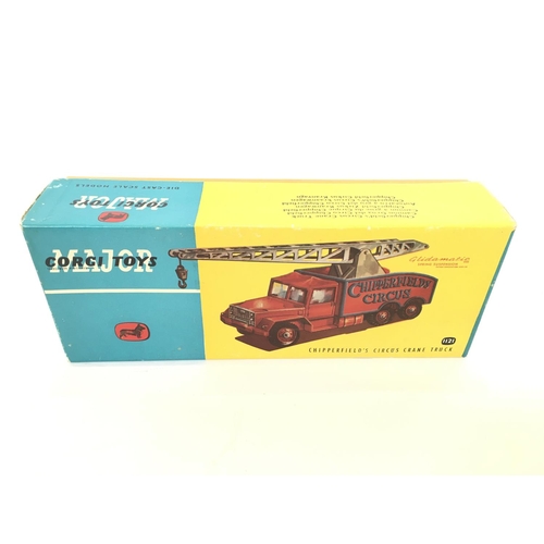 21 - A Boxed Corgi Chipperfeilds Circus Crane Truck #1121.