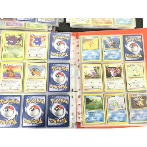 213 - A Box of Original Pokemon Cards In 4 Binders.