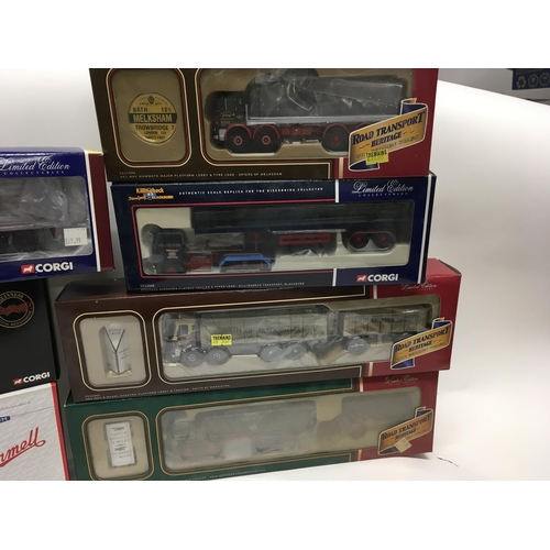 216 - Corgi Collectable lorries in original packaging with certificates of authenticity where applicable. ... 