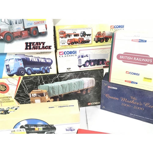 225 - A Collection of Corgi Classics including Buses. Lorrys Etc.