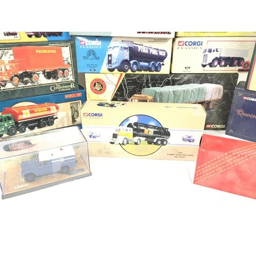 225 - A Collection of Corgi Classics including Buses. Lorrys Etc.