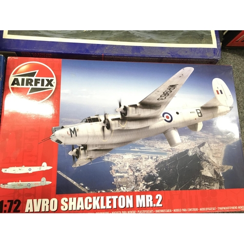 238 - 5 X Model kits including Airfix. Revell. ICM. Glen Coe Models And Trumpeter.(5)