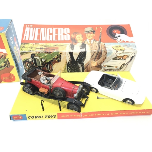 25 - A Boxed Corgi The Avengers Gift Set 40. (1 Umbrella and figure missing))