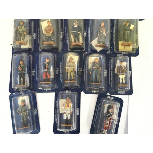 304 - A Box Containing DelPrado Figures.