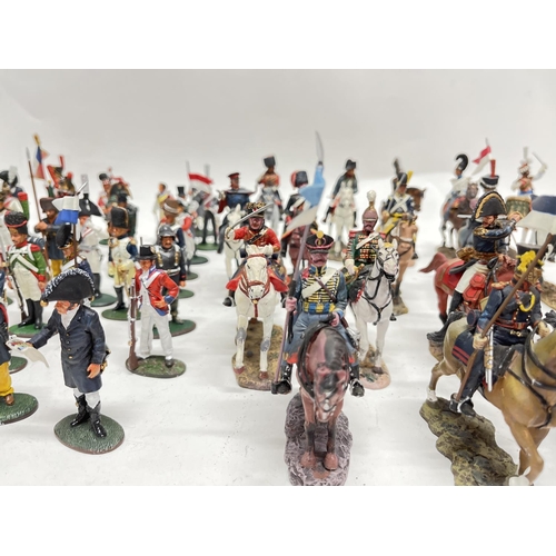 312 - A collection of various delprado lead figures.