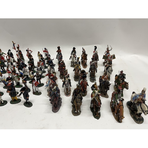 312 - A collection of various delprado lead figures.