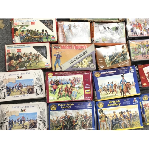 315 - A Collection of Figure Model Kits including Airfix. Zveda. Italeri. Etc.