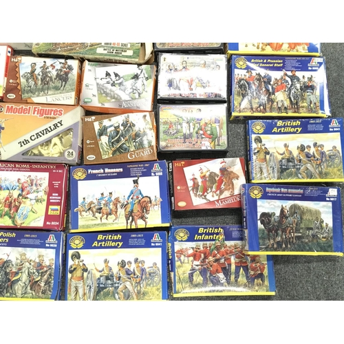 315 - A Collection of Figure Model Kits including Airfix. Zveda. Italeri. Etc.