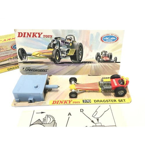 35 - A Boxed Dinky Dragster Set #370