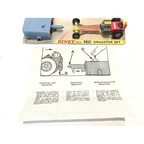 35 - A Boxed Dinky Dragster Set #370