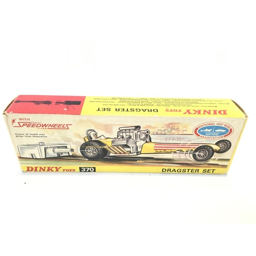 35 - A Boxed Dinky Dragster Set #370