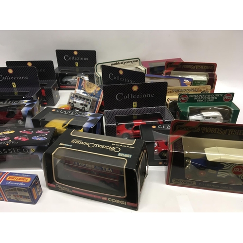 357 - Collection of model cars by Shell.Corgi.Matchbox and others some Playworn. Lot includes D-Day commem... 