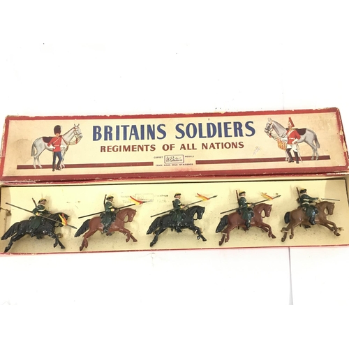 361 - A Britains Boxed Mounted Russian Cossacks. #156.