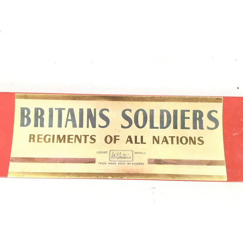 364 - A Post War Britains Royal Maines At Trail #97 in repro Box.