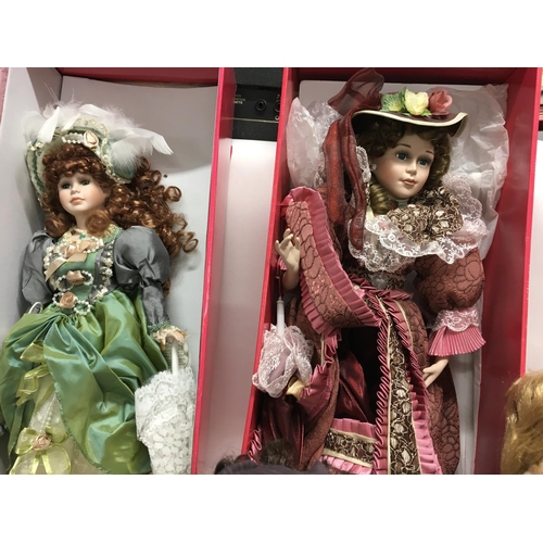 373 - Collection of six porcelain dolls (3)