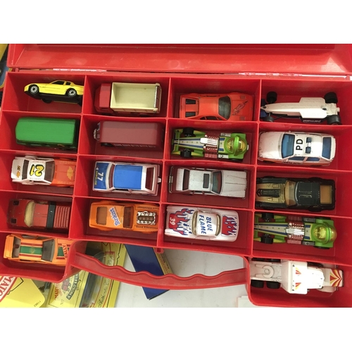 380 - A Matchbox Carrycase and A Collection of Matchbox Originals on Blister Cards also Models of Yesterye... 