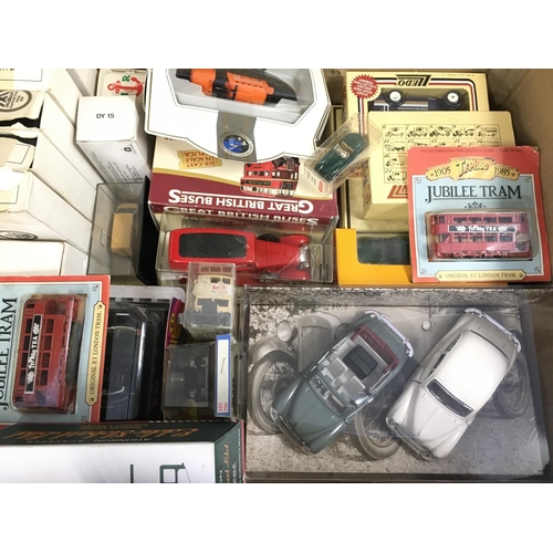 384 - A Box Containing Various Boxed Die-Cast. No Reserve.