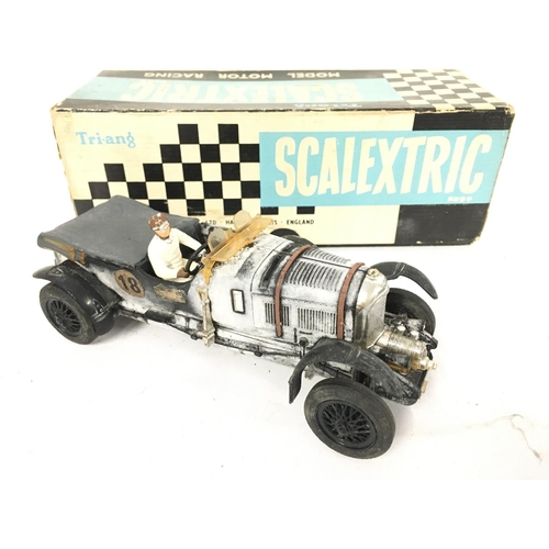 406 - A Boxed Scalextric Bentley #C.64. In need of a Clean.