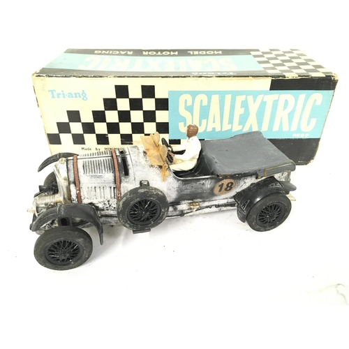 406 - A Boxed Scalextric Bentley #C.64. In need of a Clean.