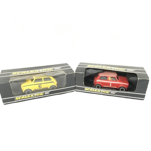 407 - 2 X Boxed Scalextric Mini 1275 G.T. Rally Specials #C.122.