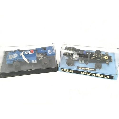 408 - 2 X Boxed Scalextric F1 Cars Boxed.