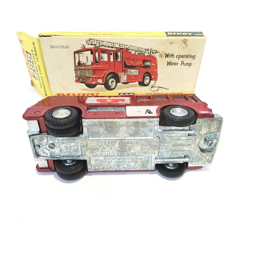 41 - A Boxed Dinky Merryweather Marquis Fire Tender. #285. Box is worn.