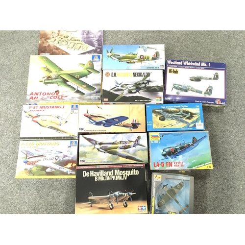 422 - A Box Containing Various Aircraft Model Kits.