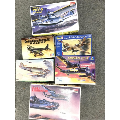 423 - A Box Containing Various Aircraft Model Kits.