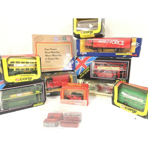 438 - A Collection of Boxed Die-Cast Buses etc. and a Binder containing Bus Memorabilia.