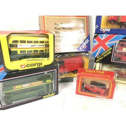 438 - A Collection of Boxed Die-Cast Buses etc. and a Binder containing Bus Memorabilia.