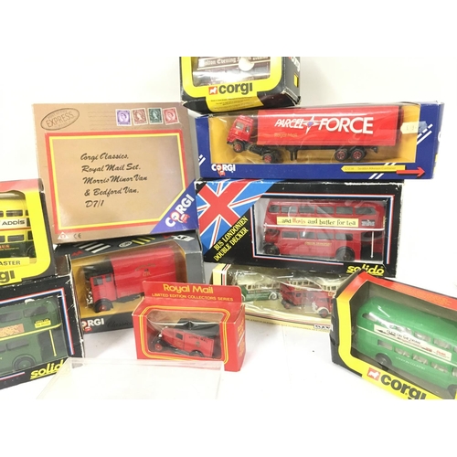 438 - A Collection of Boxed Die-Cast Buses etc. and a Binder containing Bus Memorabilia.