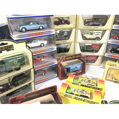 445 - A Collection of Models of Yesteryear. Days Gone. Dinky Die-Cast all boxed.